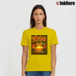 Women’s Dio 1984 Last In Line Concert Tour Signature T-Shirt in yellow | Soft, Flattering Fit
