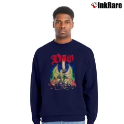 Men’s Dio Killing The Dragon Album Crewneck Sweatshirt in navy | Cozy Fabric, Clean Style