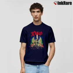 Men’s Dio Killing The Dragon Album Classic T-Shirt in navy | Soft, Breathable Everyday Wear
