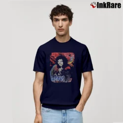 Men’s Dio Lock Up The Wolves 1990 Tour Classic T-Shirt in navy | Soft, Breathable Everyday Wear