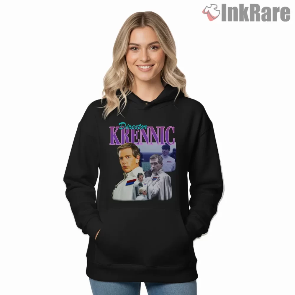 Director Krennic Rogue One Character Portrait Shirt on black hoodie for women graphic tee