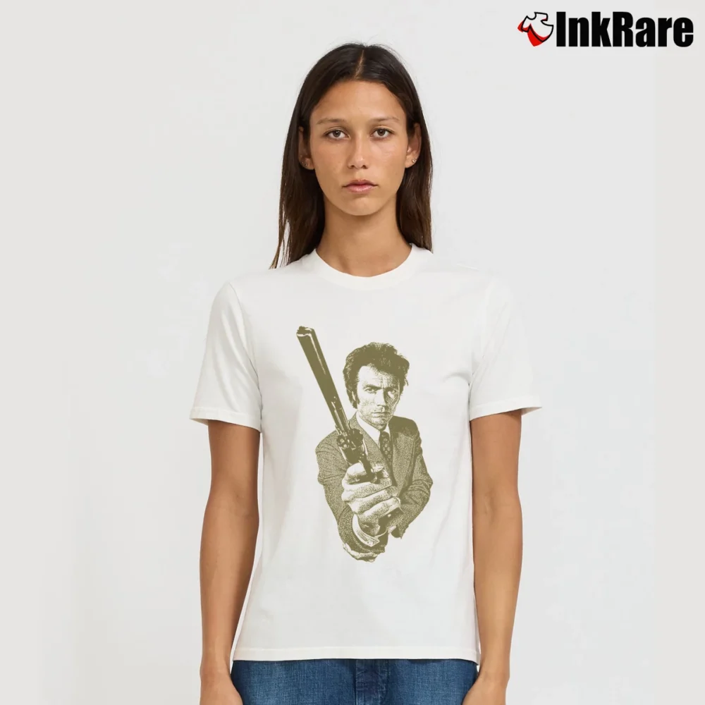 Women’s Dirty Harry Magnum Force Signature T-Shirt in white | Soft, Flattering Fit