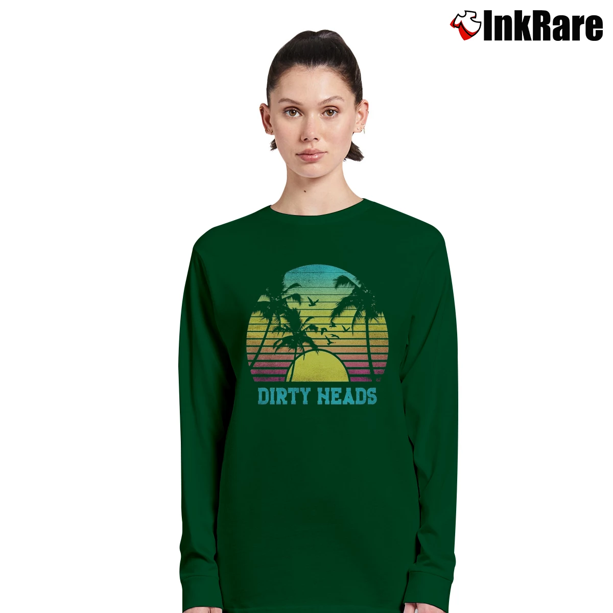 Dirty Heads Summer Sun Women’s Long-Sleeve Top in forest green – Effortless Layer Women’s Dirty Heads Summer Sun Long-Sleeve Top in forest green | Sleek, Versatile, All-Season