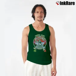 Men’s Disney A Goofy Movie Possum Park Tank Top in forest green | Breathable, Active-Friendly Design
