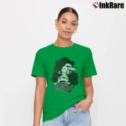 Women’s Disney Alice Through The Looking Glass White Rabbit Signature T-Shirt in irish green | Soft, Flattering Fit