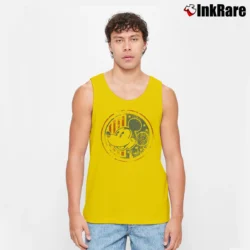 Men’s Disney Americana Mickey Mouse Tank Top in yellow | Breathable, Active-Friendly Design