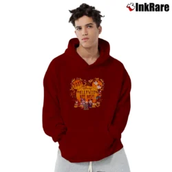 Men’s Disney Boo Bash Halloween Family Vacation Pullover Hoodie in maroon | Cozy, Durable, Modern Fit