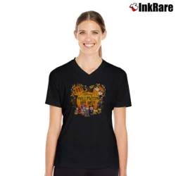 Women’s Disney Boo Bash Halloween Family Vacation V-Neck Tee in black | Chic Neckline, Soft Texture
