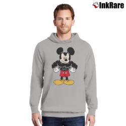 Men’s Disney Buff Muscle Mickey Mouse Pullover Hoodie in sport grey | Cozy, Durable, Modern Fit