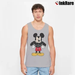 Men’s Disney Buff Muscle Mickey Mouse Tank Top in sport grey | Breathable, Active-Friendly Design