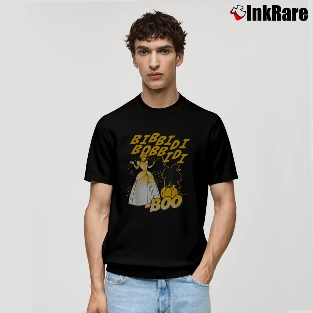 Men’s Disney Cinderella Bibbidi Bobbidi Boo Halloween Classic T-Shirt in black | Soft, Breathable Everyday Wear