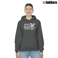 Women’s Disney Epcot Couples Food And Wine Mickey Minnie Cozy Hoodie in charcoal | Warm, Structured, Stylish