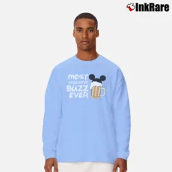 Men’s Disney Epcot Couples Food And Wine Mickey Minnie Long-Sleeve Shirt in light blue | Sleek, Lightweight, Year-Round Wear