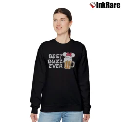 Women’s Disney Epcot Couples Food And Wine Mickey Minnie Relaxed Sweatshirt in black | Soft, Laid-Back Vibe