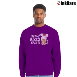 Men’s Disney Epcot Couples Food And Wine Mickey Minnie Crewneck Sweatshirt in purple | Cozy Fabric, Clean Style