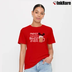 Women’s Disney Epcot Couples Food And Wine Mickey Minnie Signature T-Shirt in red | Soft, Flattering Fit