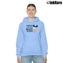 Women’s Disney Epcot Food And Wine Couples Matching Mickey Minnie Cozy Hoodie in light blue | Warm, Structured, Stylish