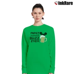 Women’s Disney Epcot Food And Wine Couples Matching Mickey Minnie Long-Sleeve Top in irish green | Sleek, Versatile, All-Season