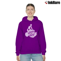 Women’s Disney Fantasmic Sorcerer Mickey Mouse Disneyland Cozy Hoodie in purple | Warm, Structured, Stylish