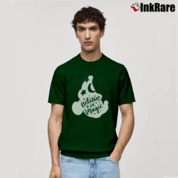 Men’s Disney Fantasmic Sorcerer Mickey Mouse Disneyland Classic T-Shirt in forest green | Soft, Breathable Everyday Wear
