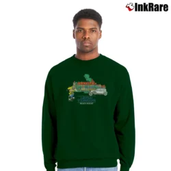 Men’s Disney Grand Floridian Resort Mickey Mouse 1980s Crewneck Sweatshirt in forest green | Cozy Fabric, Clean Style