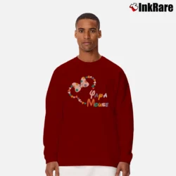 Men’s Disney Grandma Mickey Head Mother's Day Trip Long-Sleeve Shirt in maroon | Sleek, Lightweight, Year-Round Wear