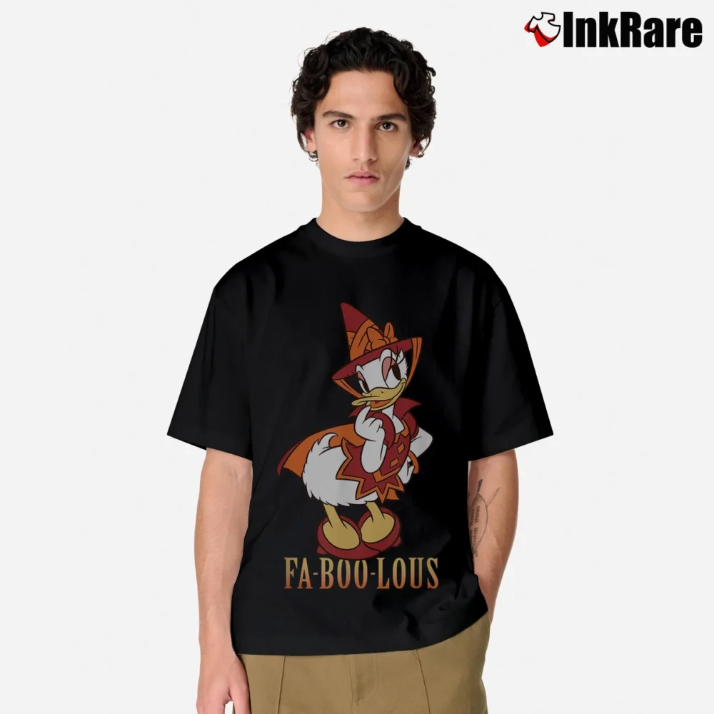 Men’s Disney Halloween Daisy Duck Witch Costume Fa Boo Lous Classic T-Shirt in black | Soft, Breathable Everyday Wear
