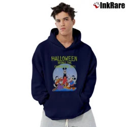 Men’s Disney Halloween Oct 31st Mickey Donald Goofy Costume Pullover Hoodie in navy | Cozy, Durable, Modern Fit