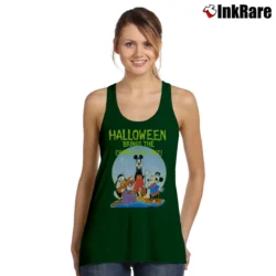 Women’s Disney Halloween Oct 31st Mickey Donald Goofy Costume Tank Top in forest green | Lightweight, Movement-Friendly
