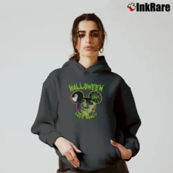 Women’s Disney Halloween Oogie Boogie Bash Mickey Head Cozy Hoodie in charcoal | Warm, Structured, Stylish