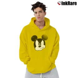 Men’s Disney Mad Mickey Mouse Pullover Hoodie in yellow | Cozy, Durable, Modern Fit