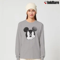 Women’s Disney Mad Mickey Mouse Long-Sleeve Top in sport grey | Sleek, Versatile, All-Season