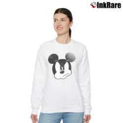 Women’s Disney Mad Mickey Mouse Relaxed Sweatshirt in white | Soft, Laid-Back Vibe
