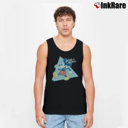 Men’s Disney Mickey Mouse 90s Nostalgia Retro Tank Top in black | Breathable, Active-Friendly Design
