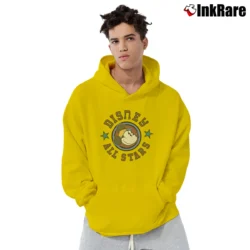 Men’s Disney Mickey Mouse All Star Baseball Pullover Hoodie in yellow | Cozy, Durable, Modern Fit