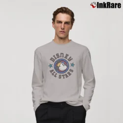 Men’s Disney Mickey Mouse All Star Baseball Long-Sleeve Shirt in sport grey | Sleek, Lightweight, Year-Round Wear