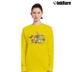 Women’s Disney Mickey Mouse And Friends Long-Sleeve Top in yellow | Sleek, Versatile, All-Season