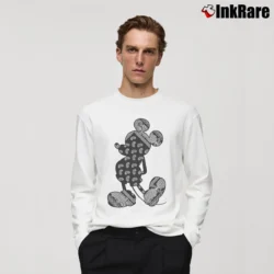 Men’s Disney Mickey Mouse Bandana Long-Sleeve Shirt in white | Sleek, Lightweight, Year-Round Wear