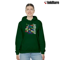 Women’s Disney Mickey Mouse Classic Cozy Hoodie in forest green | Warm, Structured, Stylish