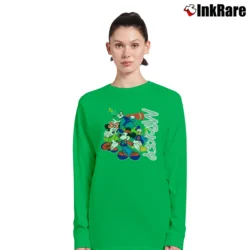 Women’s Disney Mickey Mouse Classic Long-Sleeve Top in irish green | Sleek, Versatile, All-Season