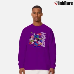 Men’s Disney Mickey Mouse Classic Long-Sleeve Shirt in purple | Sleek, Lightweight, Year-Round Wear