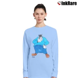 Women’s Disney Mickey Mouse Classic Pete Long-Sleeve Top in light blue | Sleek, Versatile, All-Season