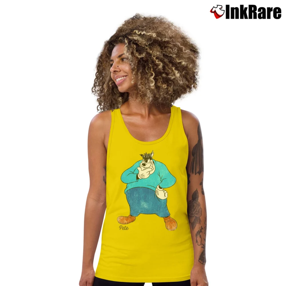 Women’s Disney Mickey Mouse Classic Pete Tank Top in yellow | Lightweight, Movement-Friendly
