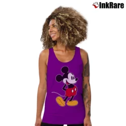Women’s Disney Mickey Mouse Classic Pose Tank Top in purple | Lightweight, Movement-Friendly