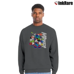 Men’s Disney Mickey Mouse Classic Crewneck Sweatshirt in charcoal | Cozy Fabric, Clean Style