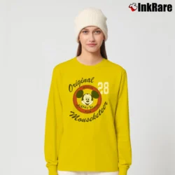 Women’s Disney Mickey Mouse Club Mouseketeer Long-Sleeve Top in yellow | Sleek, Versatile, All-Season