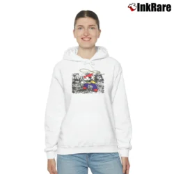 Women’s Disney Mickey Mouse Cowboy Cozy Hoodie in white | Warm, Structured, Stylish