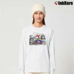 Women’s Disney Mickey Mouse Cowboy Long-Sleeve Top in white | Sleek, Versatile, All-Season
