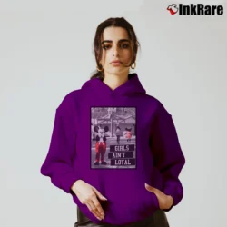 Women’s Disney Mickey Mouse Girls Ain't Loyal Cozy Hoodie in purple | Warm, Structured, Stylish