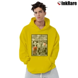 Men’s Disney Mickey Mouse Girls Ain't Loyal Pullover Hoodie in yellow | Cozy, Durable, Modern Fit